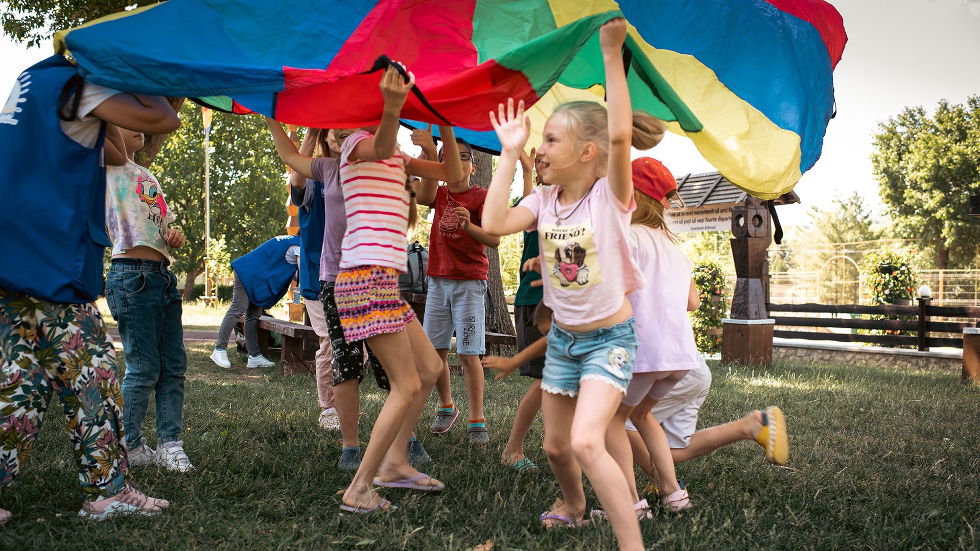 Kinderen uit Oekraïne doen mee met de activiteiten van War Child's TeamUp-programma