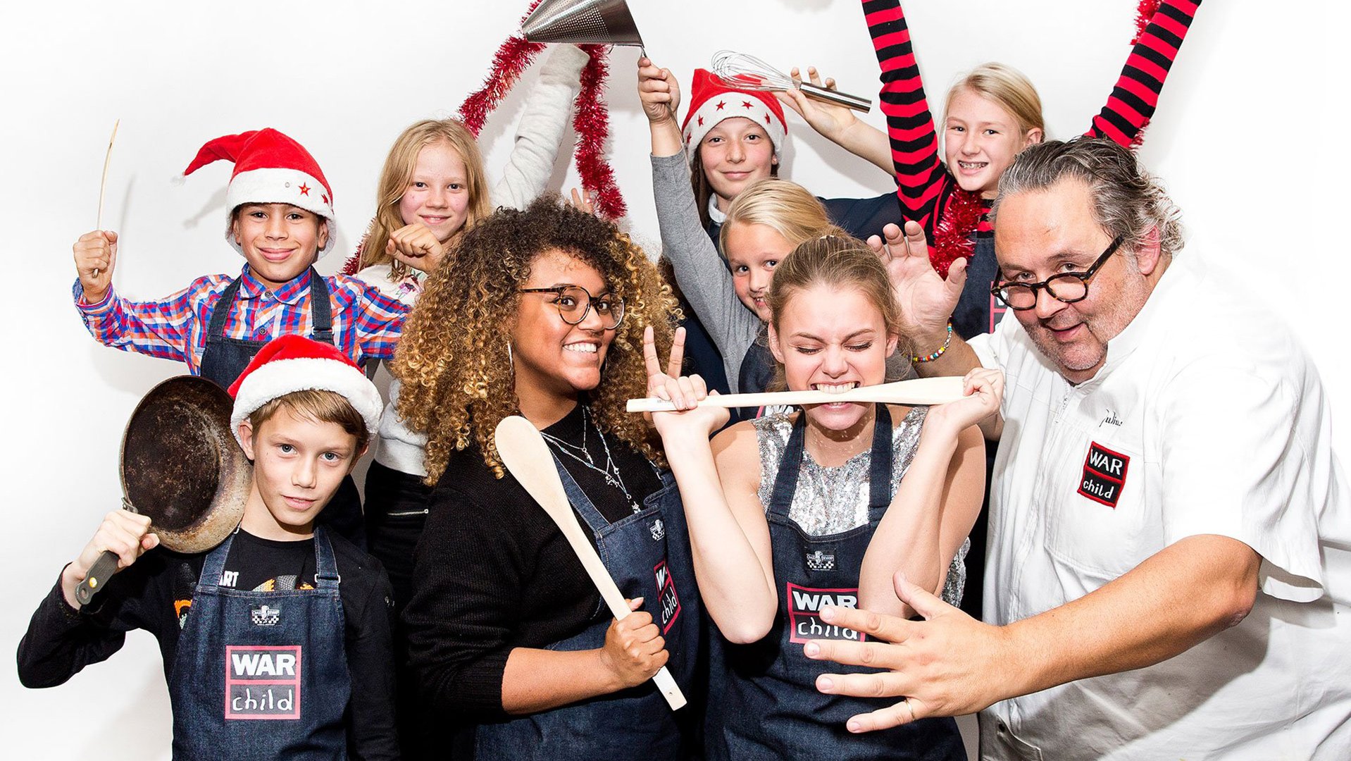 War Child kerst vieren goed doel hapjes kerstdiner