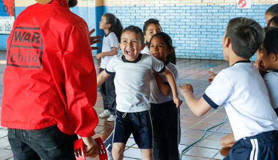 Venezuelan boy in Colombia during TeamUp_War Child Colombia_191211