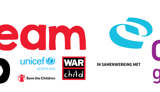 TeamUp CED logo - War Child TeamUp op School Draait Door