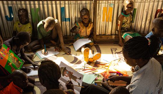 South Sudan children drawing_Safe space_War Child South Sudan_200303