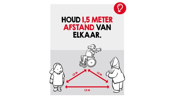 War Child TeamUp Thuis op School - 1,5 meter afstand tijdens coronavirus pandemie