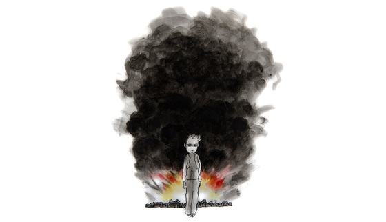 Tekening Thé Tjong-Khing_Getekend voor het leven War_Child_Nederland_19XXXX