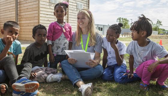 TeamUp AZC vluchtelingen War Child Lise vrijwilliger_180730