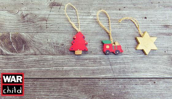 Kerst zakelijk geschenk War Child_rechtenvrij beeld