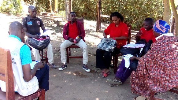Training on WarChild's ReachNow intervention in Uganda