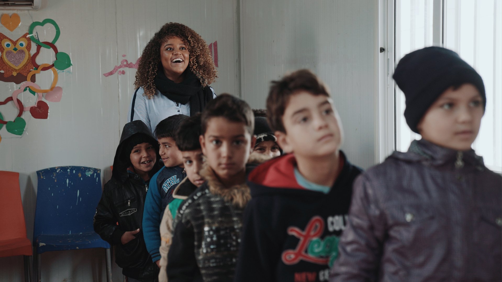 Getekend voor het leven - Programma voor gevluchte kinderen in Jordanie om hen te helpen hun oorlogstrauma's te verwerken