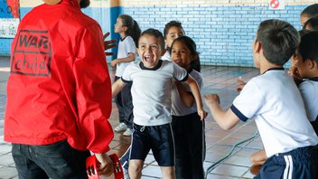 Venezuelan refugee children participate in War Child's TeamUp