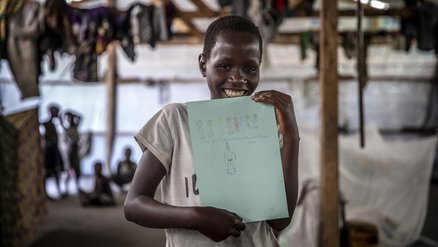 Burundian girl refugee in DR Congo - War Child Holland