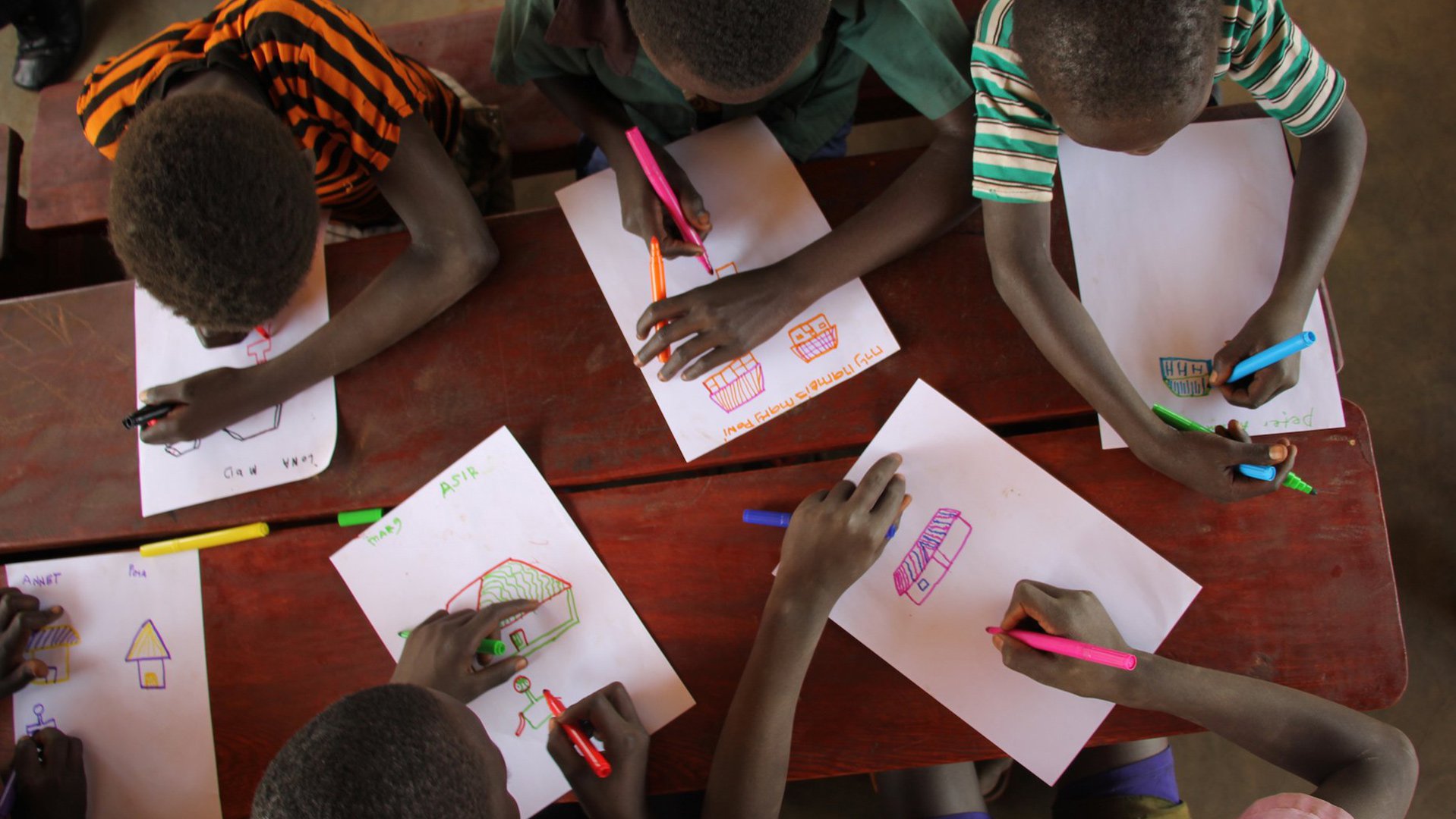 War Child in Soedan - Can't Wait to Learn - tekenen co-creatie