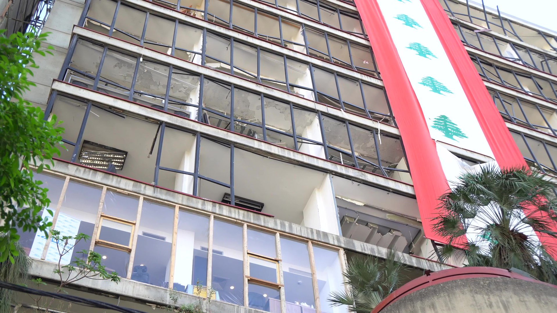Na de explosie in Beiroet waren de inwoners in shock en de stad verwoest War Child Libanon