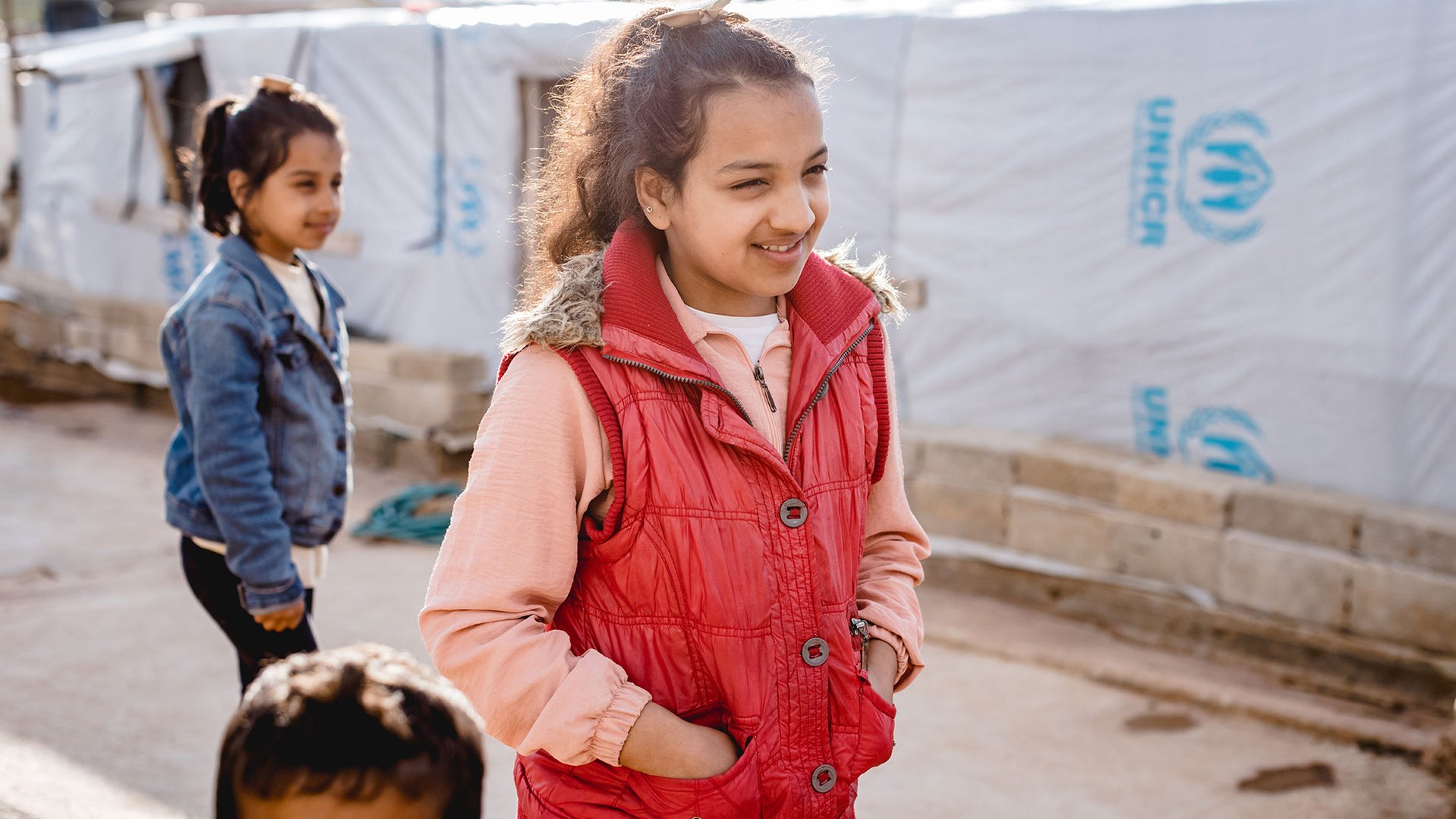 Met haar familie woont Fatima uit Syrië in een Libanees vluchtelingenkamp