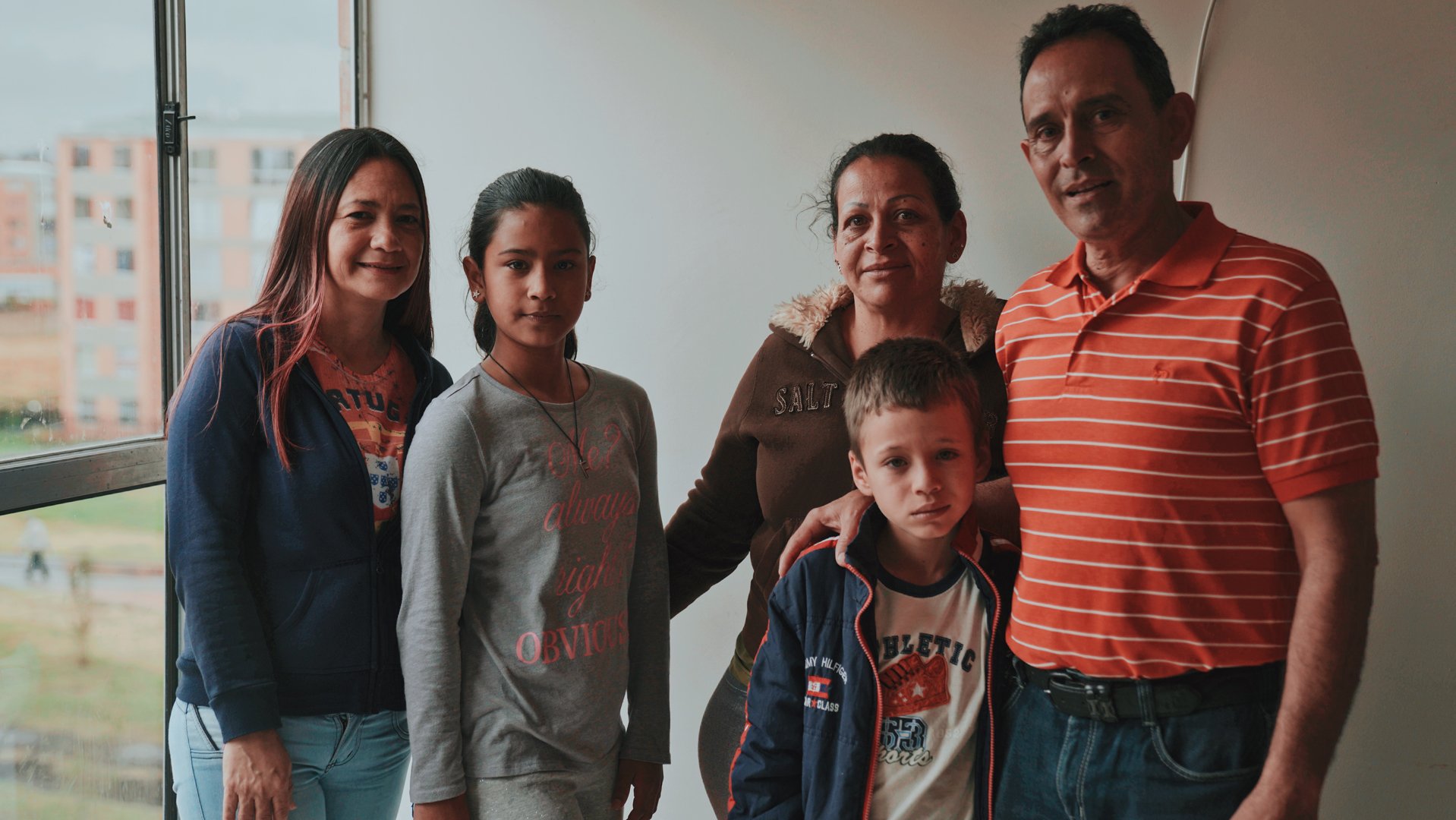 Gevluchte familie uit Venezuela doet nu in Colombia mee aan activiteiten War Child
