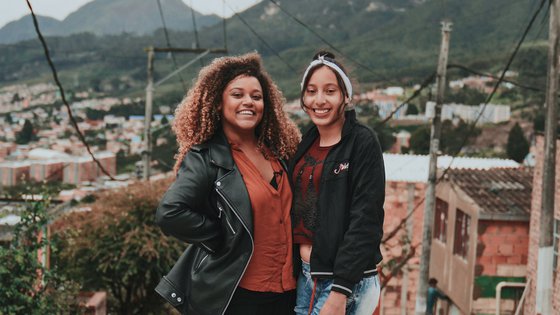 Quinty meets a regufee girl in Colombia