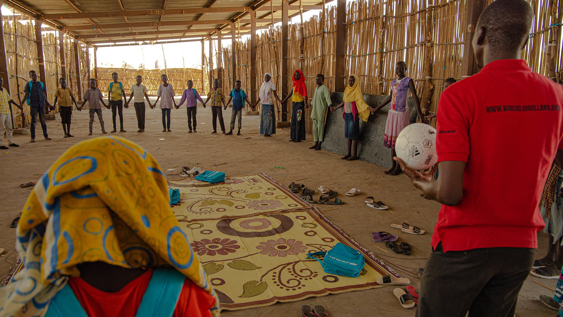 Children and War Child staff in Sudan