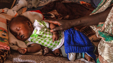 War Child in South Sudan - Baby Nema found her home