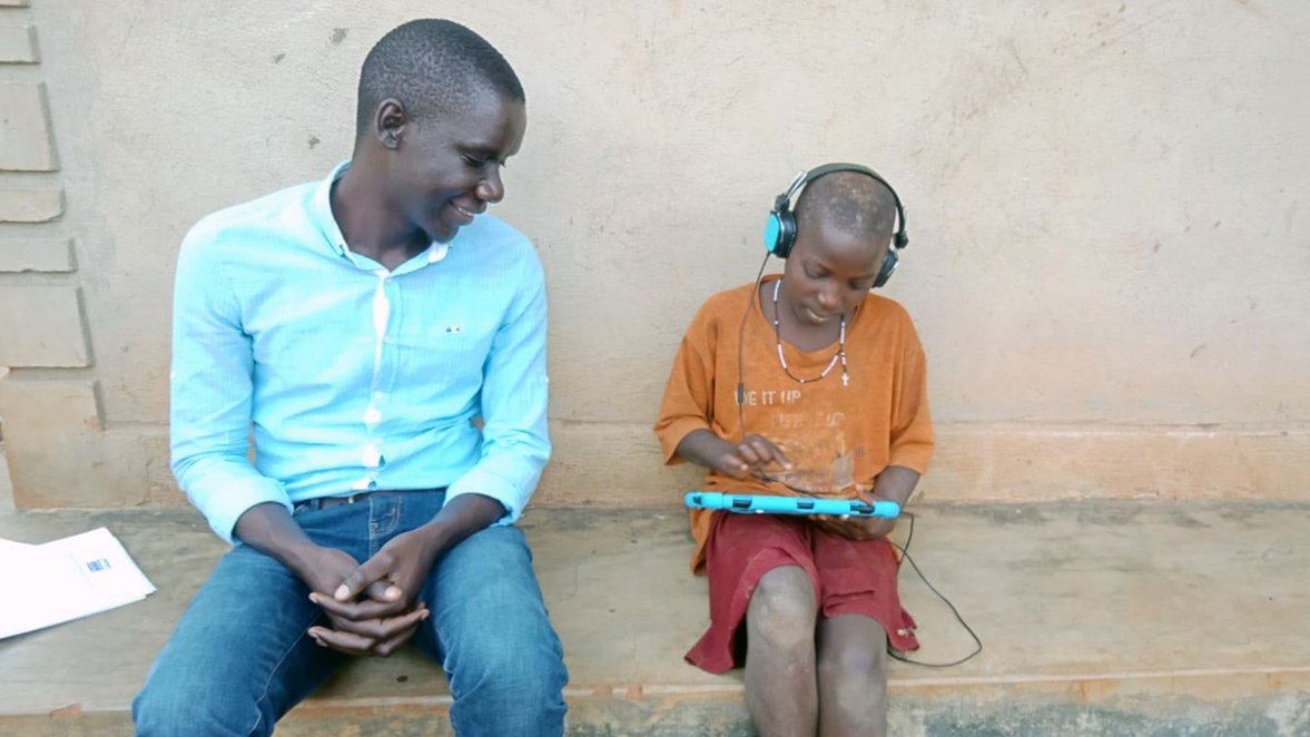War Child Can't Wait to Learn education on tablets for children in Uganda