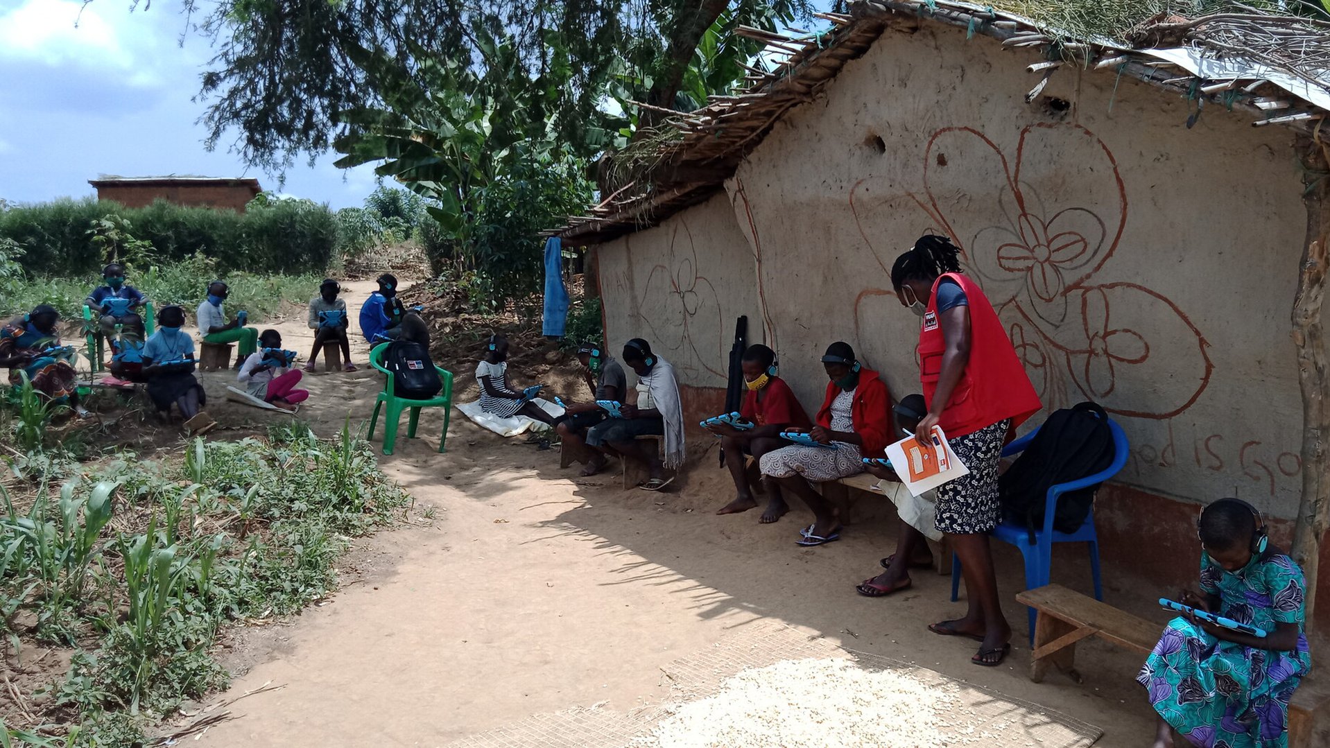 Children are leaning with CWTL tablets