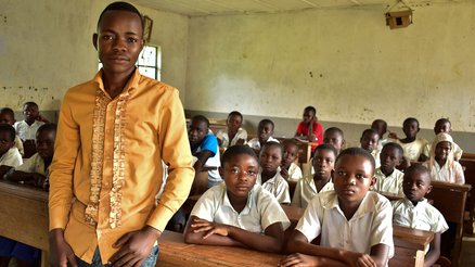 Lamegie krijgt dankzij War Child's onderwijsproject in DR Congo weer les