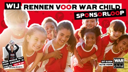 Rennen voor War Child - kom in actie met jouw klas!