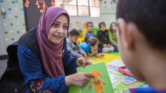 Researching a intervention for children - War Child Holland in Jordan