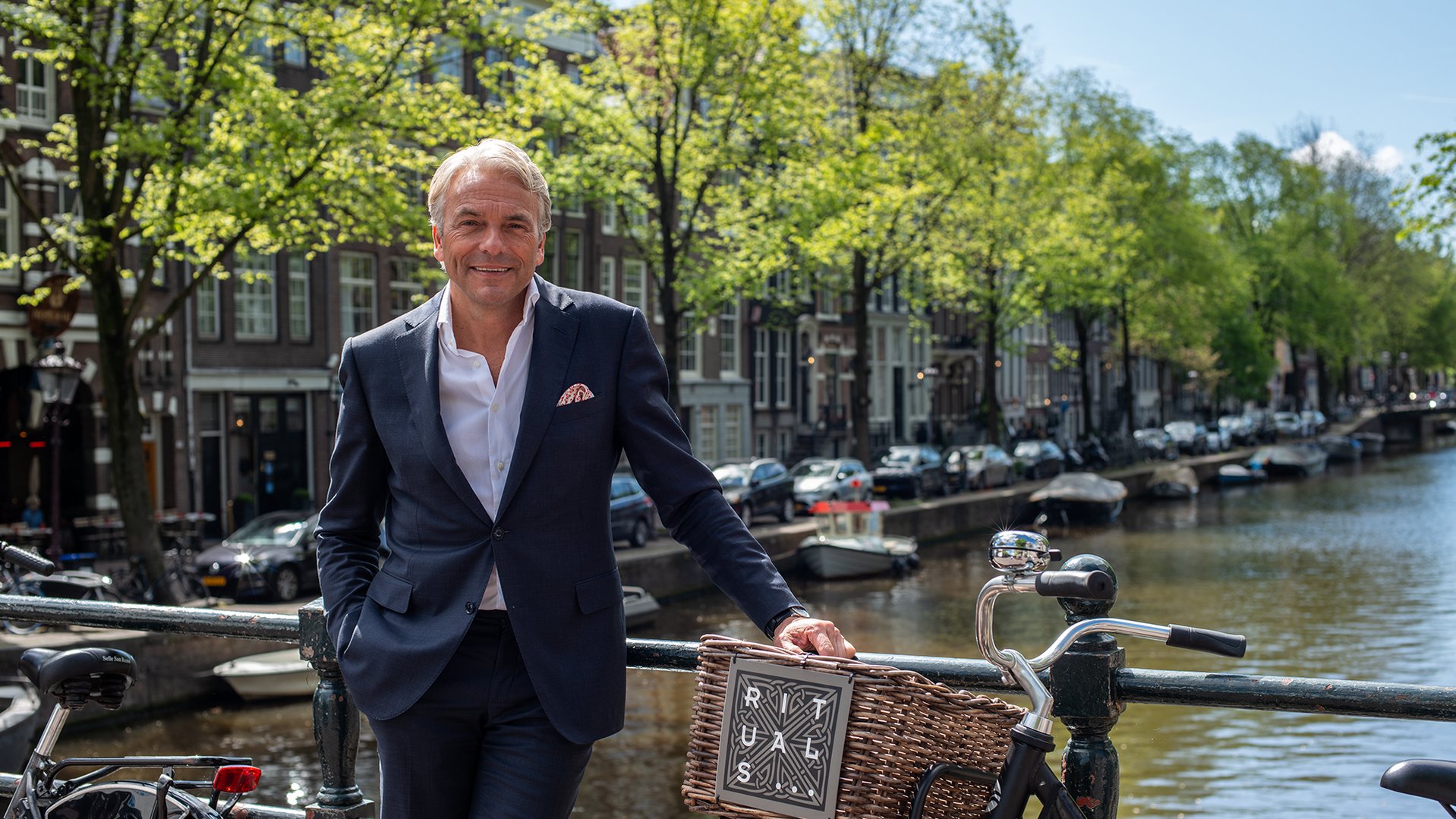 Raymond Cloosterman is met zijn Rituals #goedbezig voor War Child