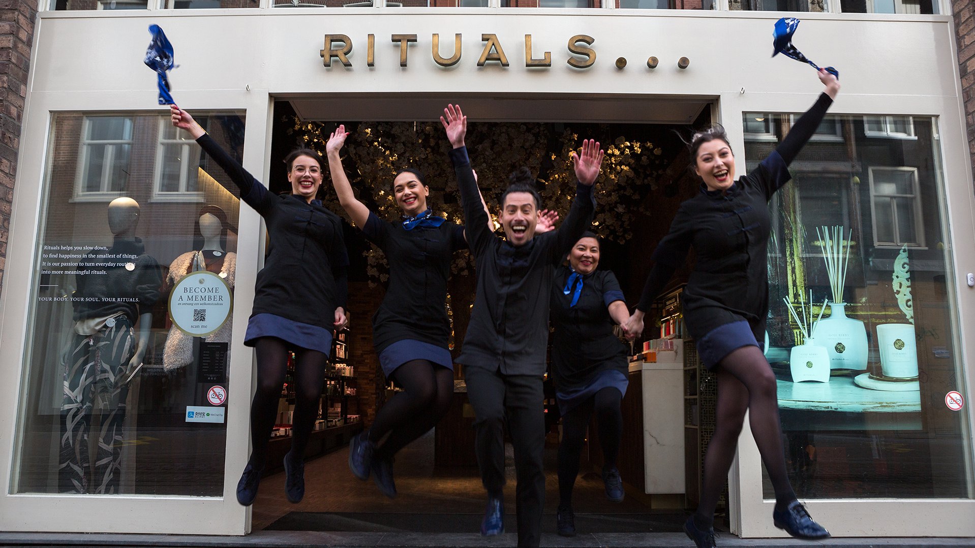 Raymond Cloosterman is met zijn Rituals #goedbezig voor War Child