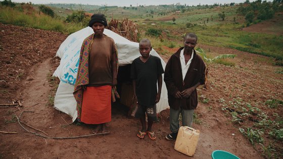 Roger with family fled to Uganda - War Child support