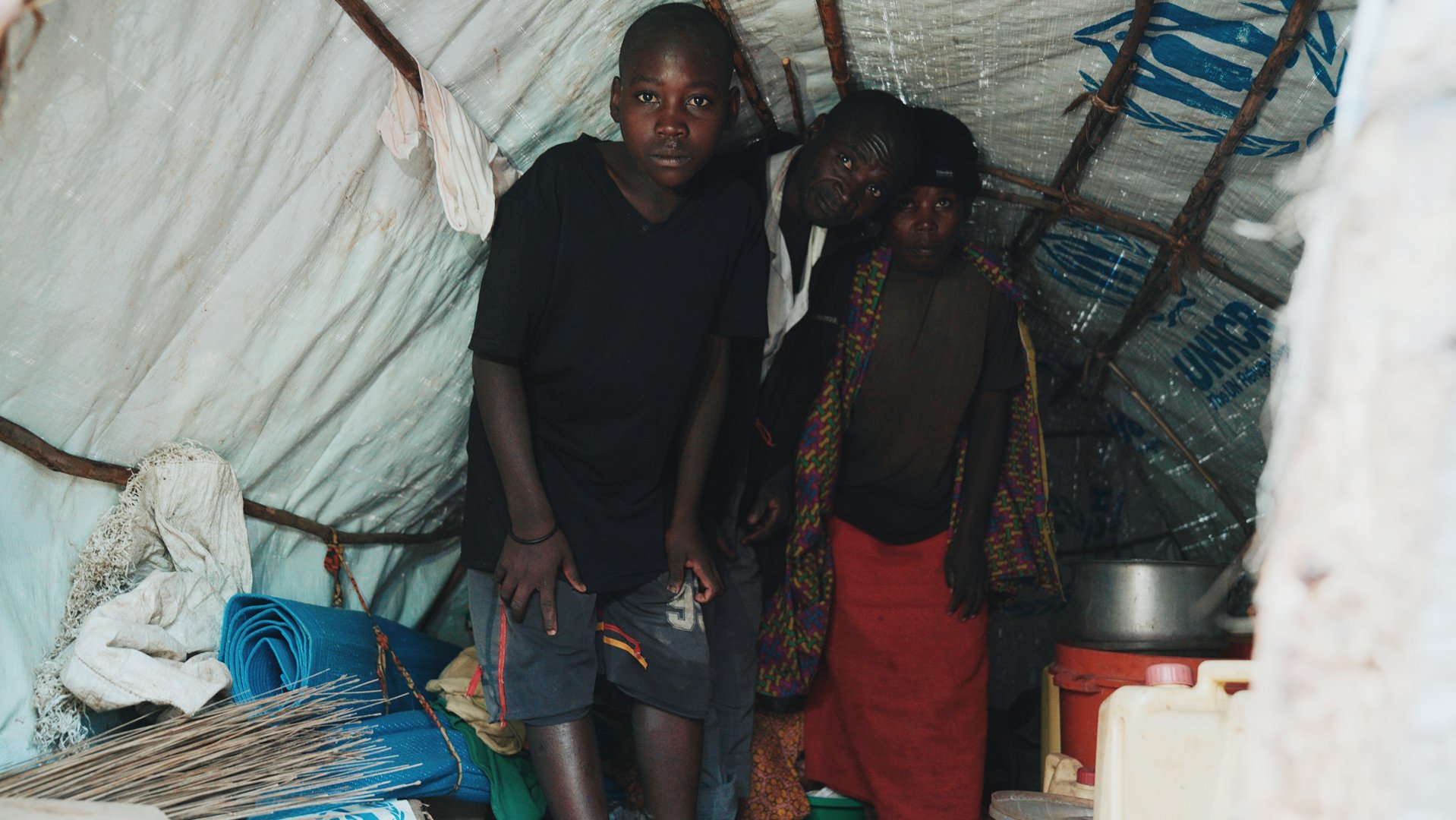 Roger and family from Burundi lives in refugee settlement in Uganda - War Child