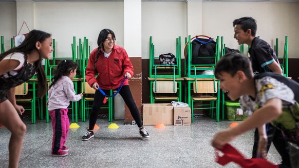 Refugee children in Colombia - War Child TeamUp