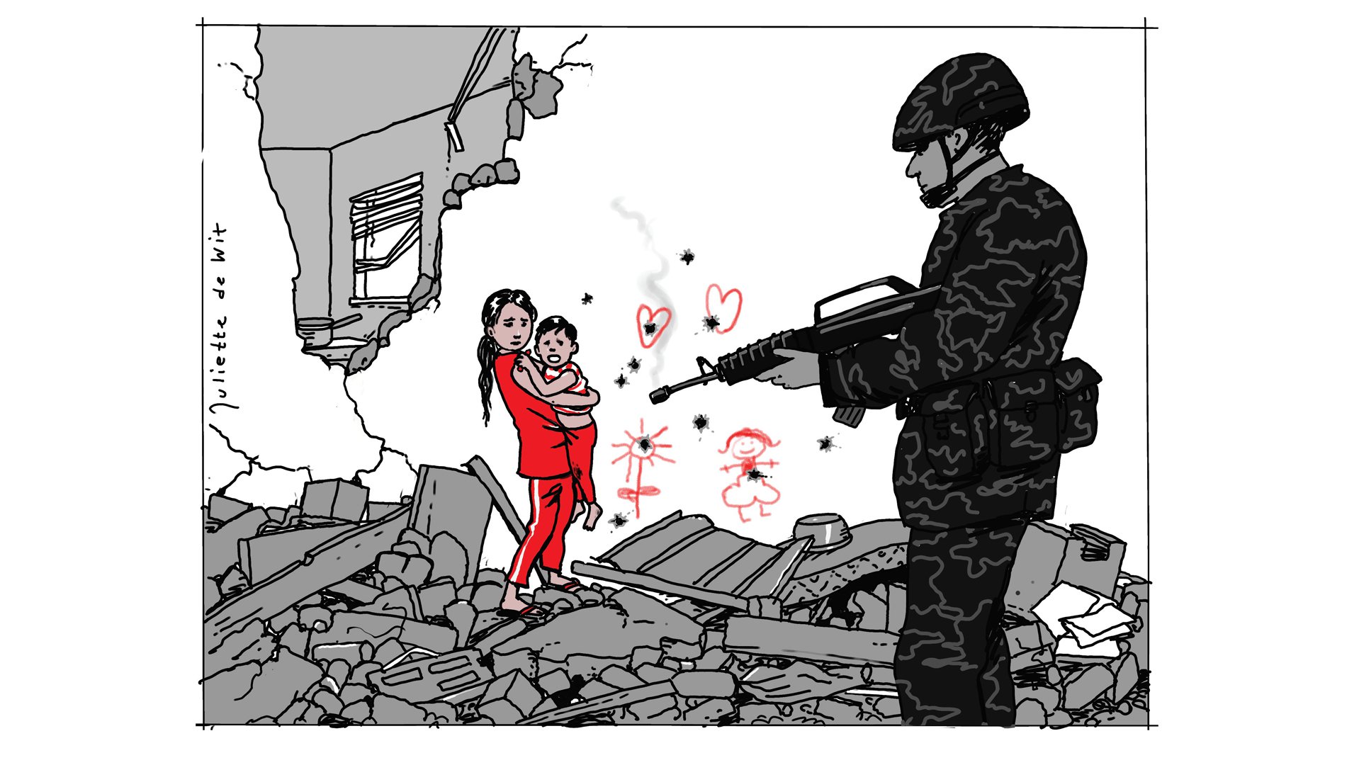 War Child campagne #getekendvoorhetleven tekening Juliette de Wit