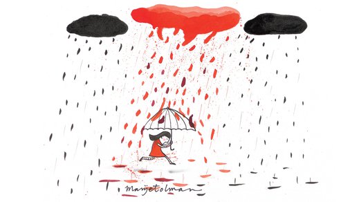 Tekening getekend voor het leven War Child Marije Tolman_cp