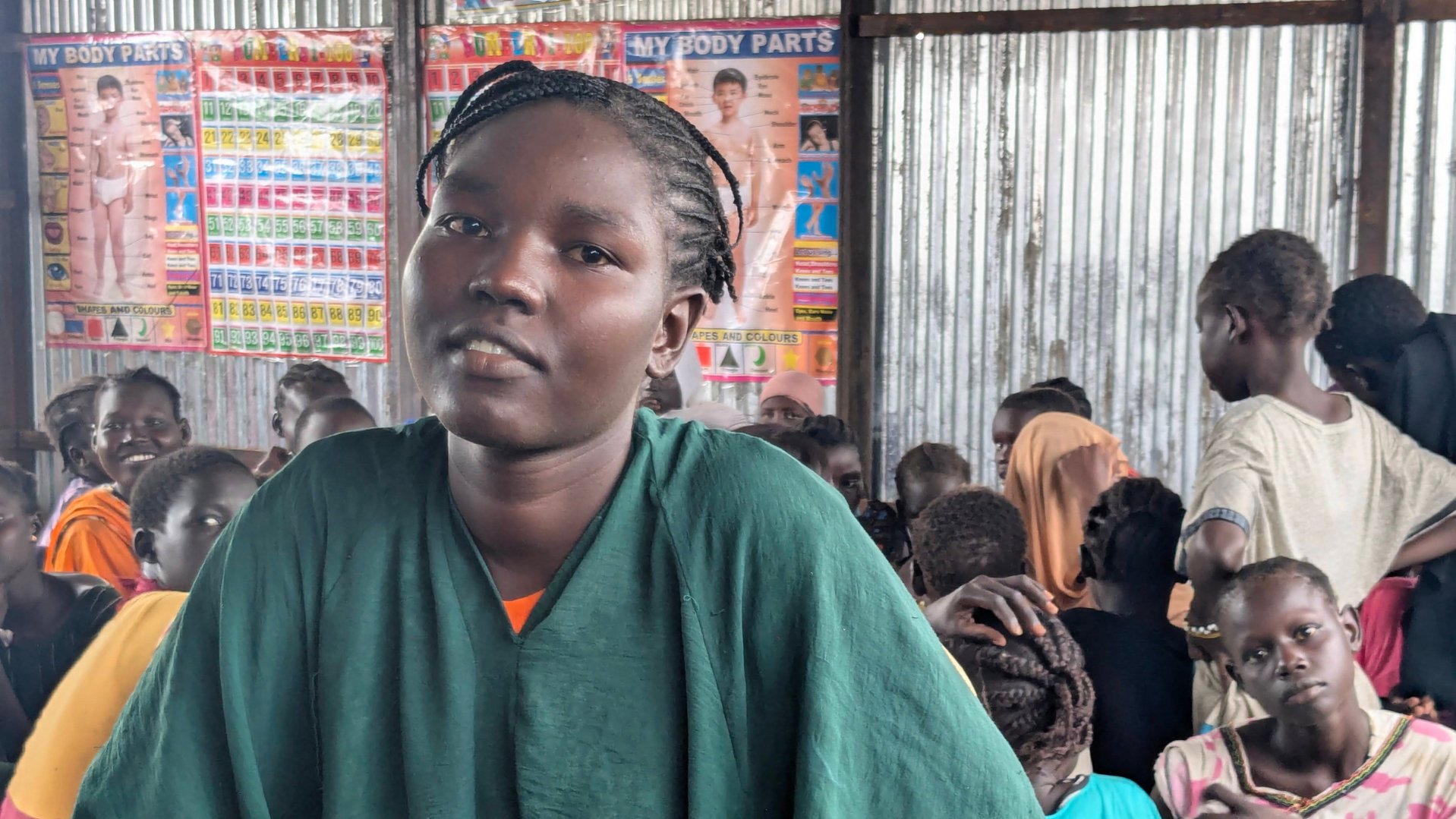 Mureena (18) woont in Renk