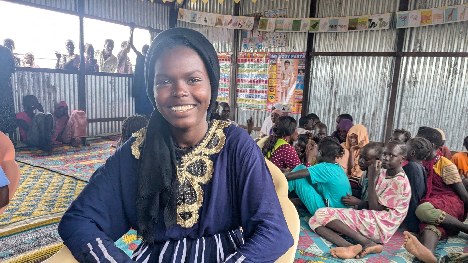 Tamaya (15) woont in Renk