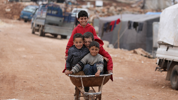 War Child providing psychosocial support for Syrian refugee children
