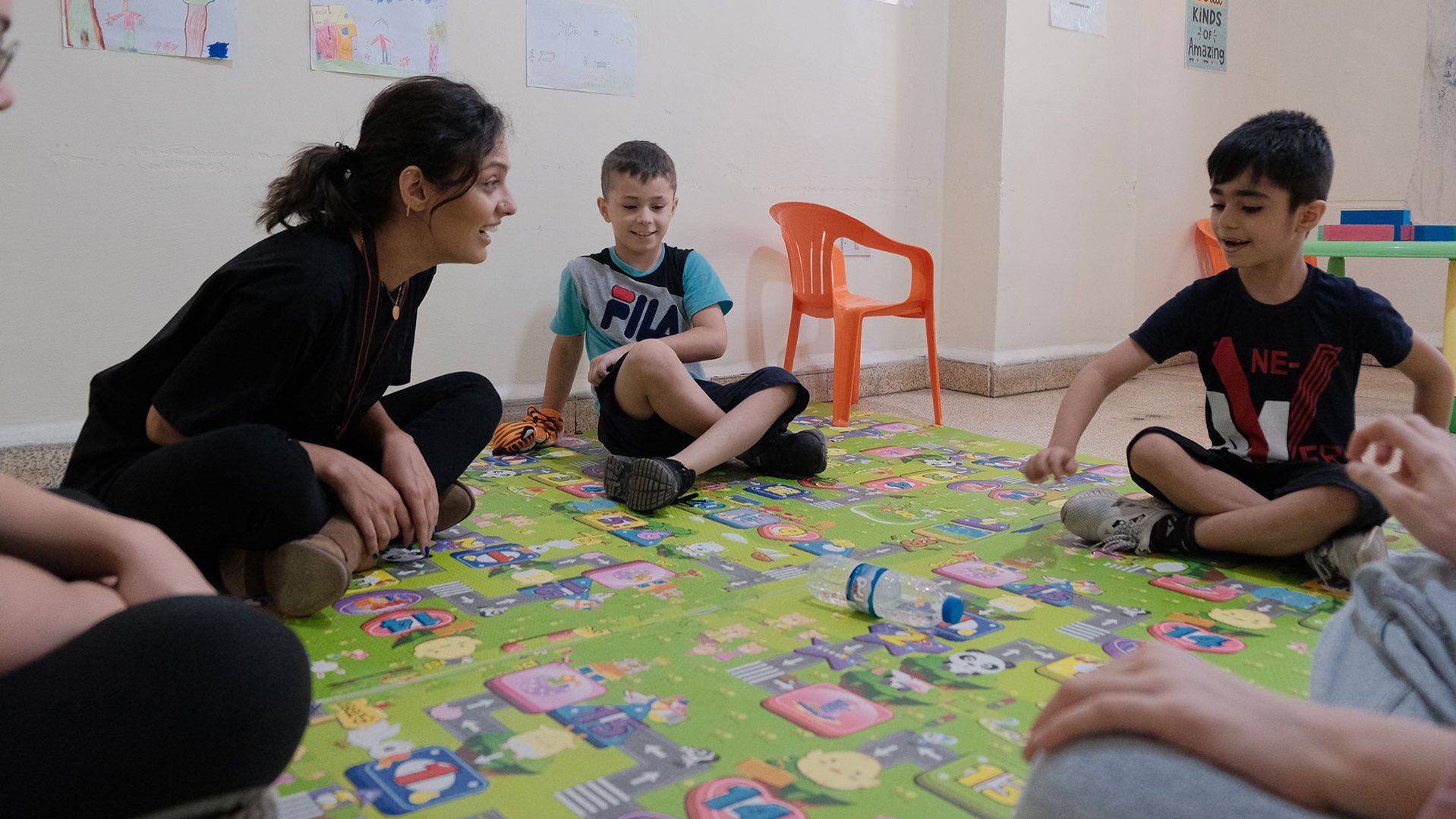 Adil from Syria is joining War Child's psychosocial programmes in a Safe Space in Lebanon