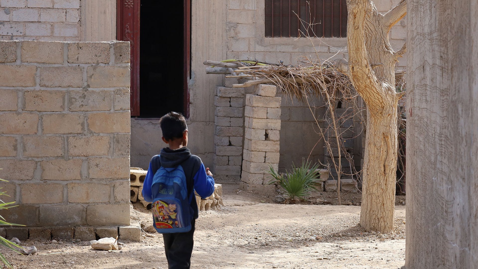 Nine-year-old Muhammed from Syria was forced to flee his home due to the violence in his home country