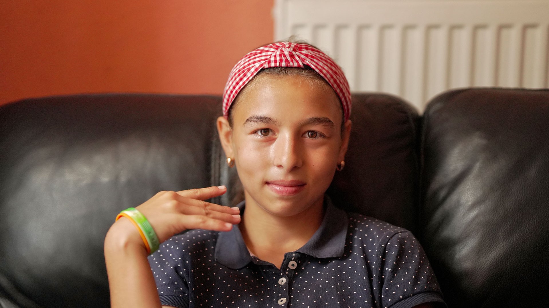 Roda fled her home town because of the Russian invasion. She's now staying at War Child's Safe Space