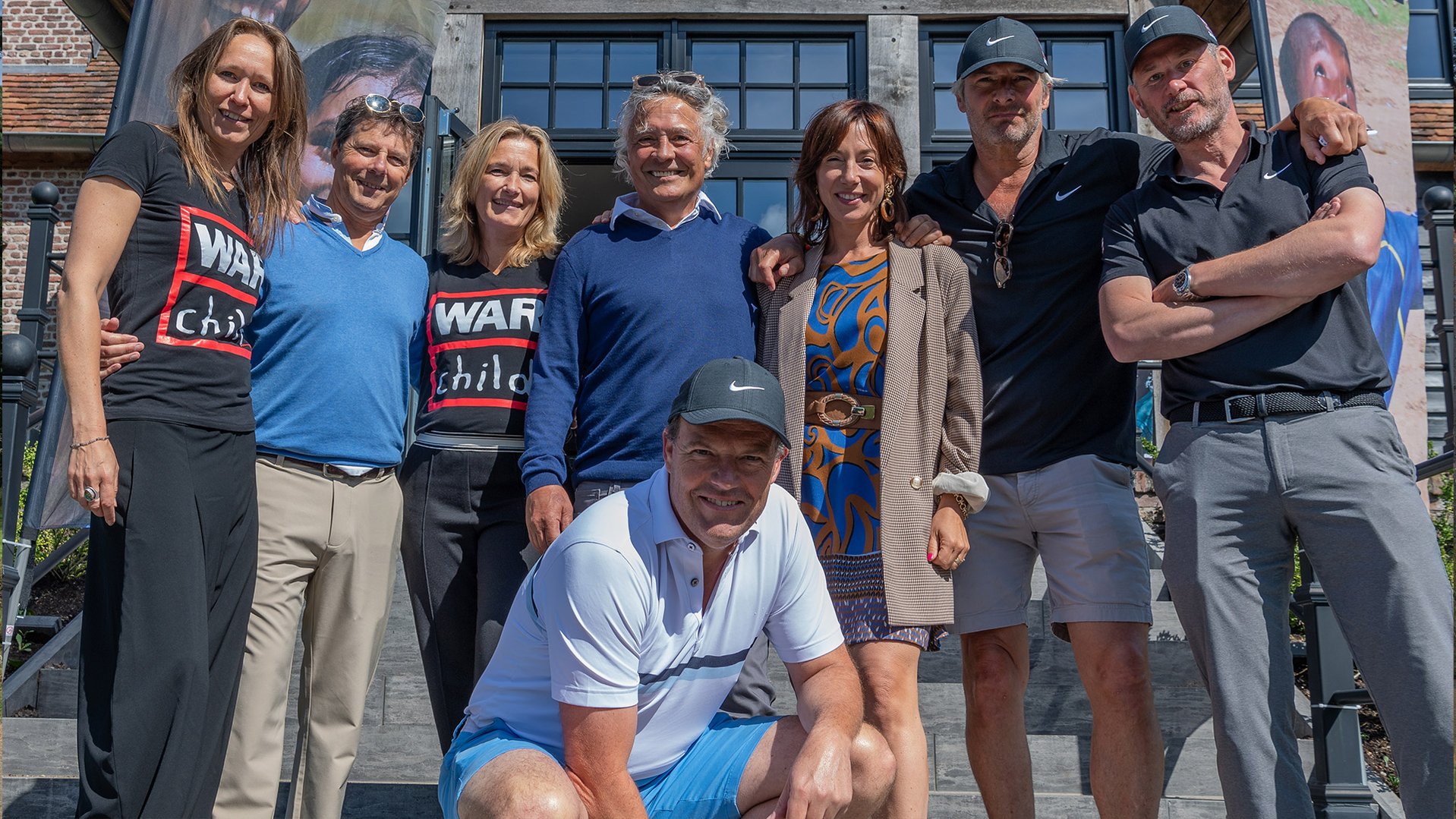 Het 'Tee-Off for War Child' team