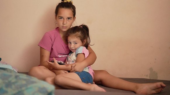 Over 3,5 million Ukrainian children are seeking safety in bordering countries