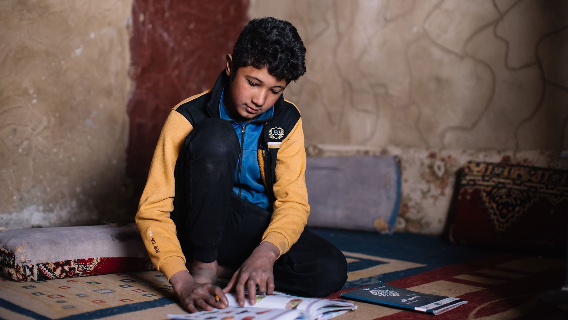 Seif vluchtte uit Syrië naar Libanon en doet nu mee aan de programma's van War Child