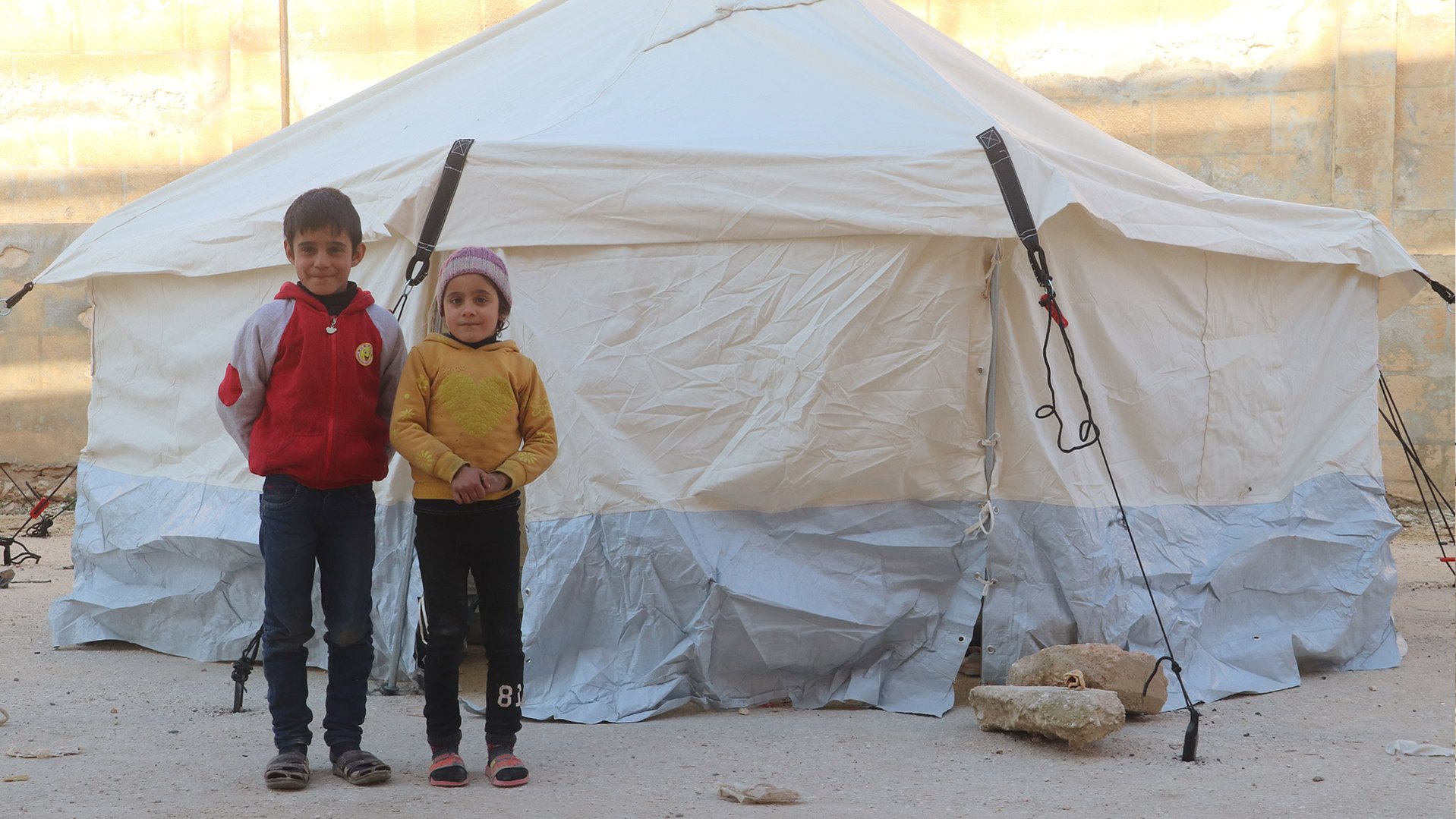Kinderen zijn alles kwijtgeraakt na de aardbeving in Syrië