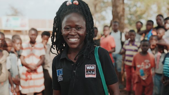 Smiling War Child facilitator in Uganda