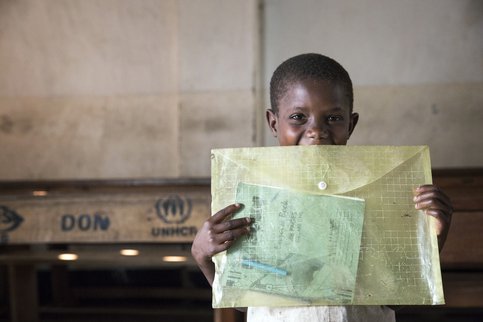 Meisje in Burundi