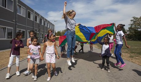 TeamUp AZC vluchtelingen War Child Lise vrijwilliger