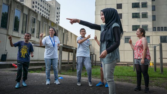 TeamUp voor gevluchte kinderen in Nederland